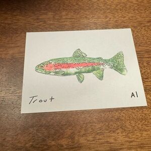 Anastasia Inciardi Mini Print Trout